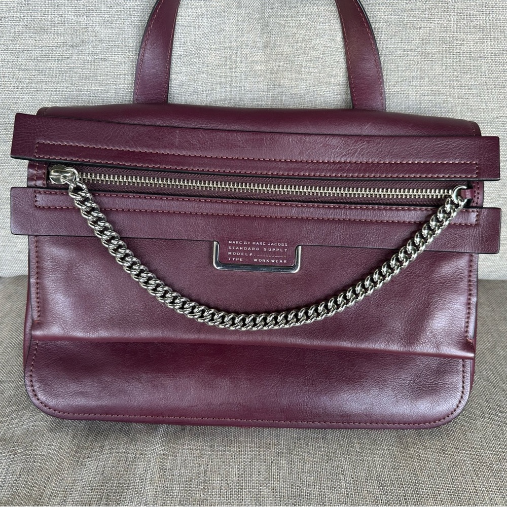 Marc Jacob satchel. Maroon. Great condition.